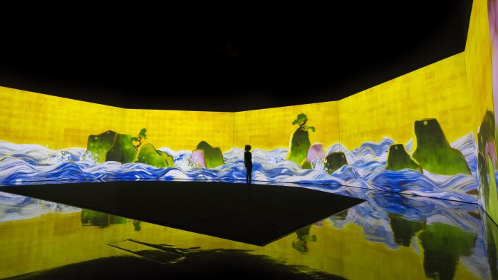 백년해도권 애니메이션 디오라마 - teamLab World 제공